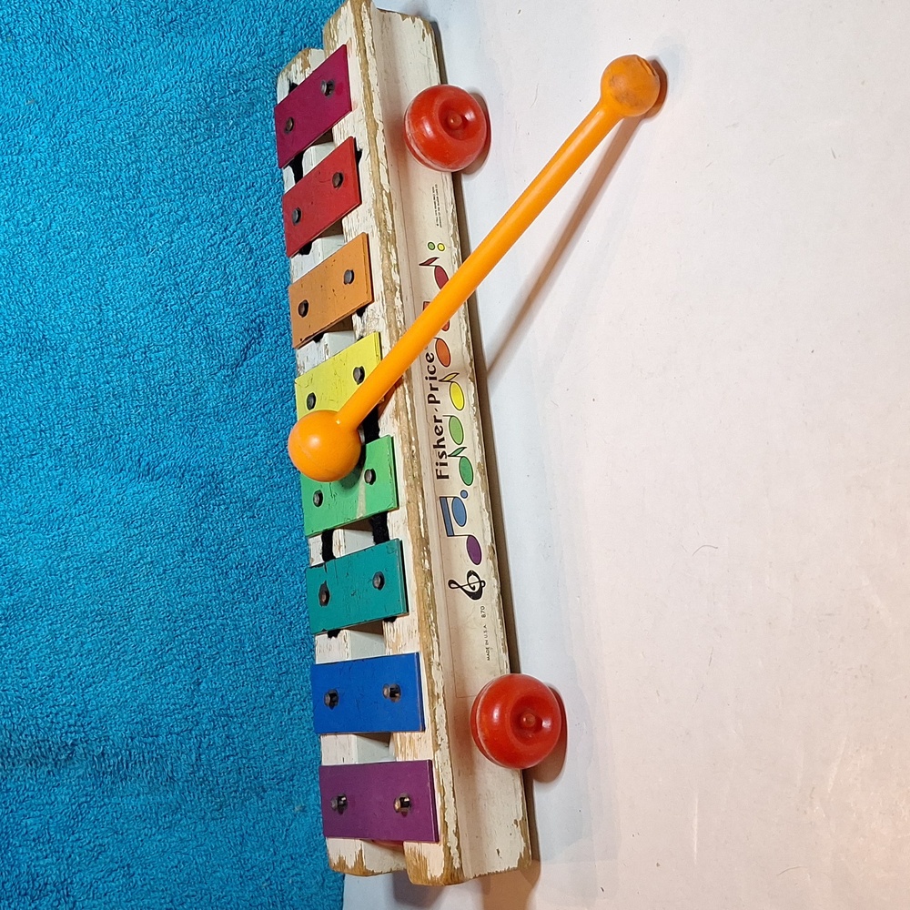 Vintage Fisher-Price Pull-A-Tune #870 Xylophone